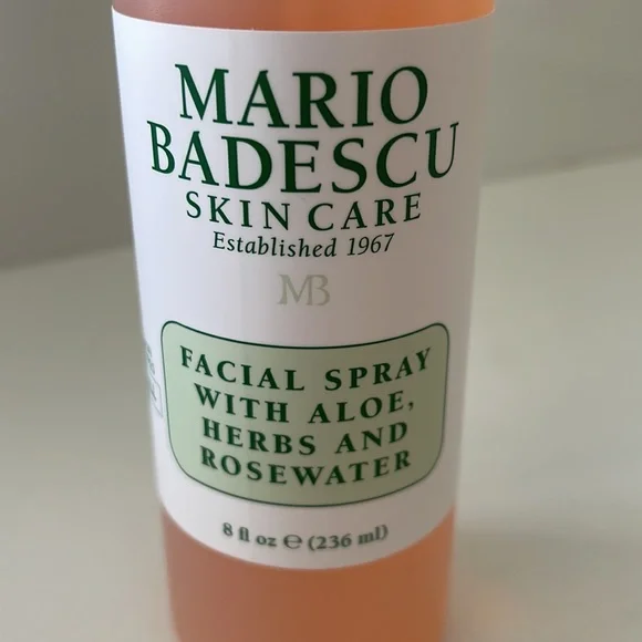 NEW NEVER USED MARIO BADESCU SKIN CARE FACIAL SPRAY WITH ALOE, HERBS, ROSEWATER - Picture 3 of 7